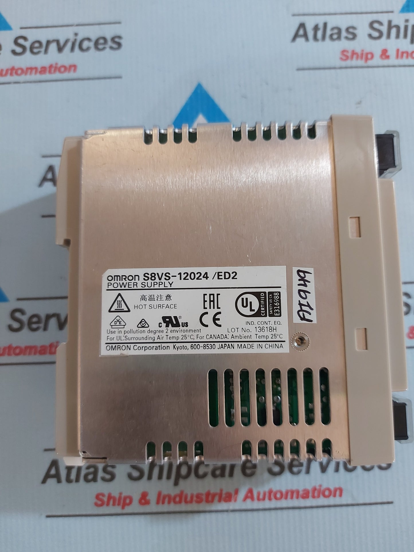 OMRON S8VS-12024/ED2 SWITCH MODE POWER SUPPLY DC24V 5A