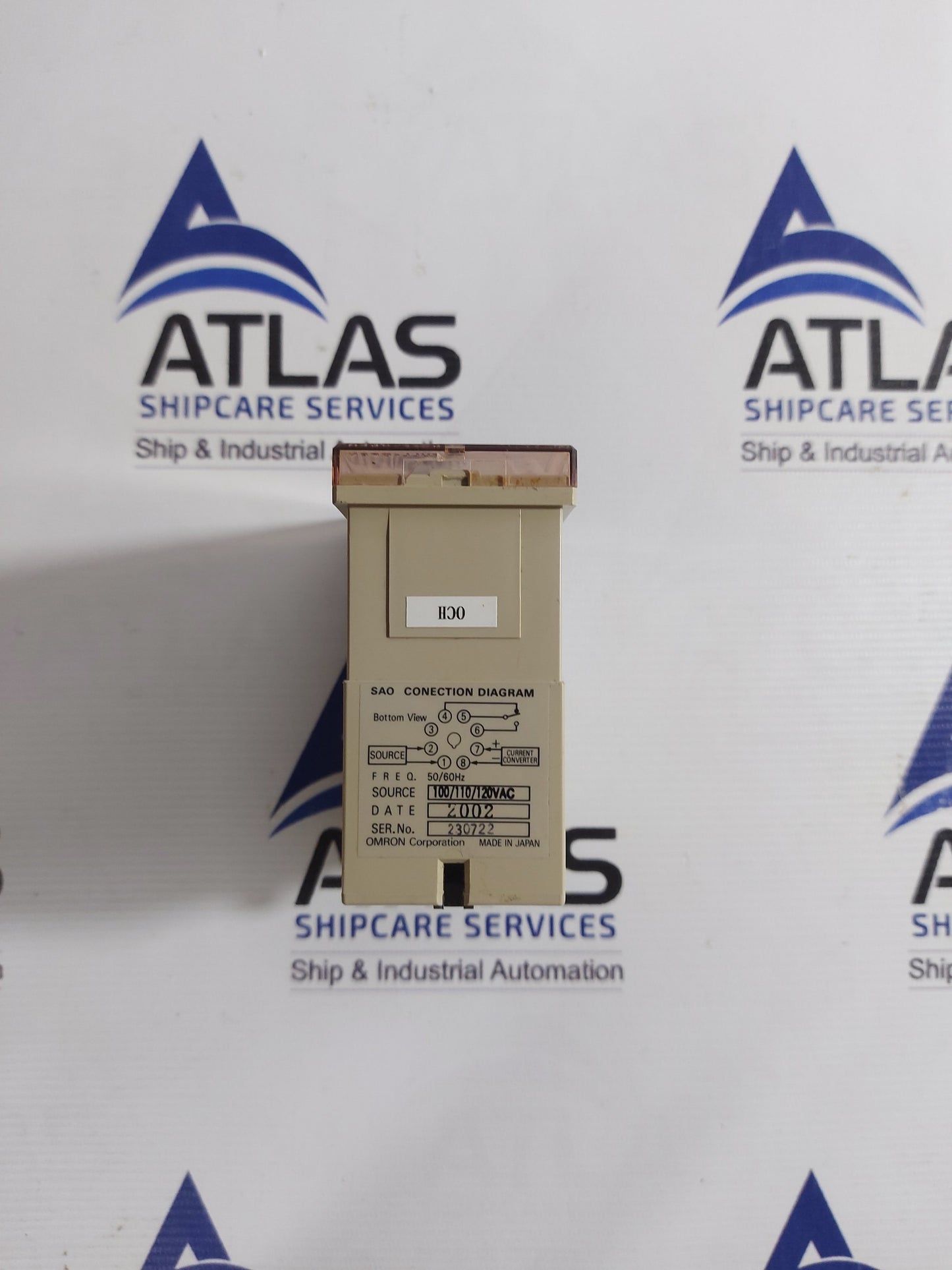 OMRON SAO-Q1N CURRENT SENSOR 100/110/120VAC 50/60Hz