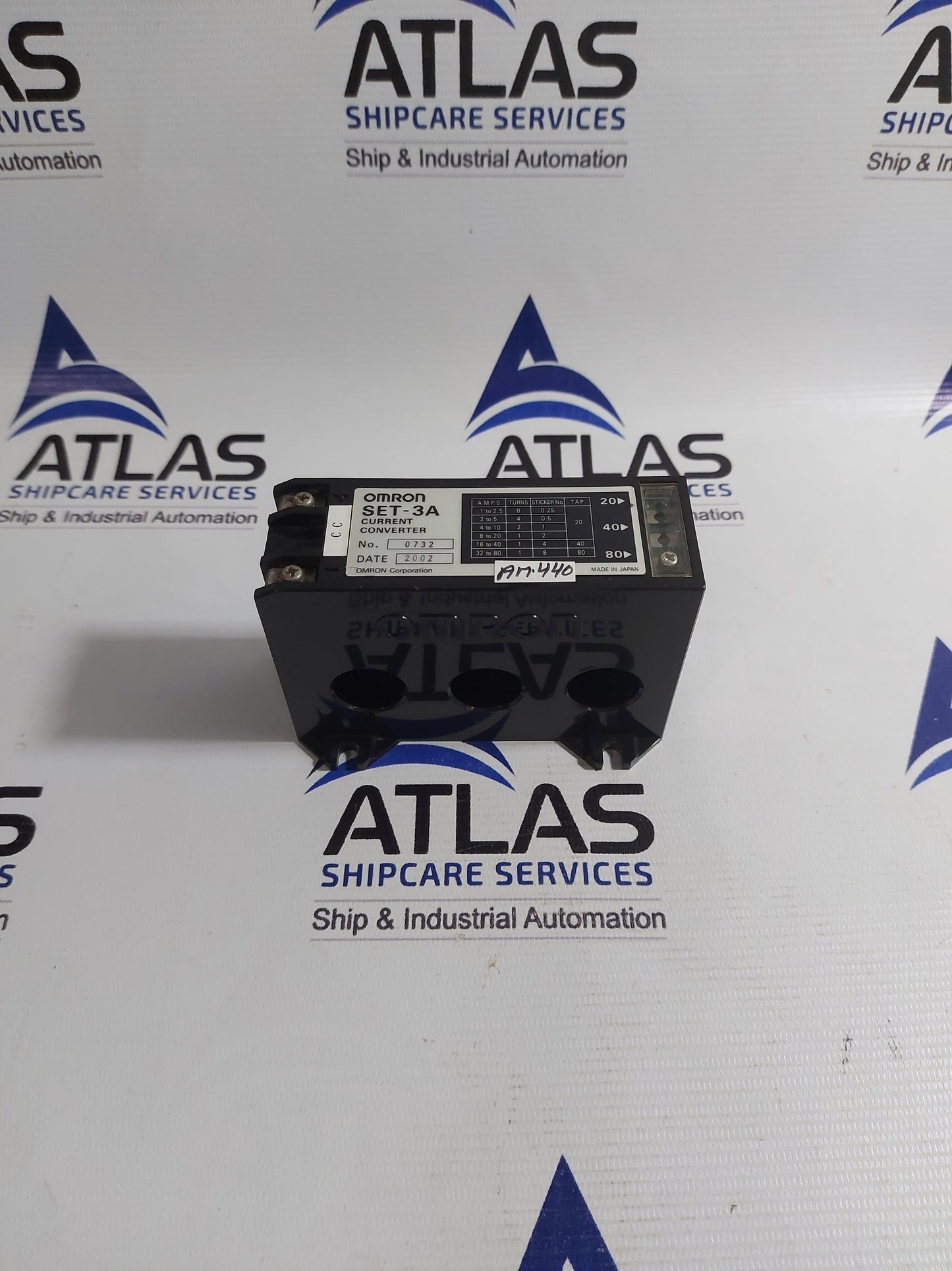 OMRON SET-3A CURRENT CONVERTER 1-80 Amp