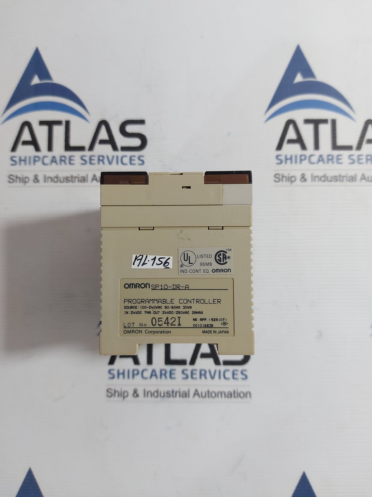 OMRON SYSMAC MINI SP10-DR-A PROGRAMMABLE CONTROLLER 100-240VAC