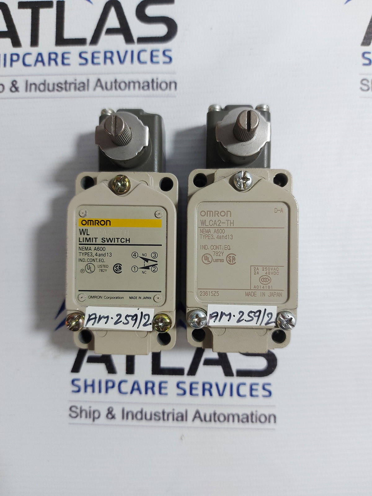 OMRON WLCA2-TH LIMIT SWITCH 2A 250VAC
