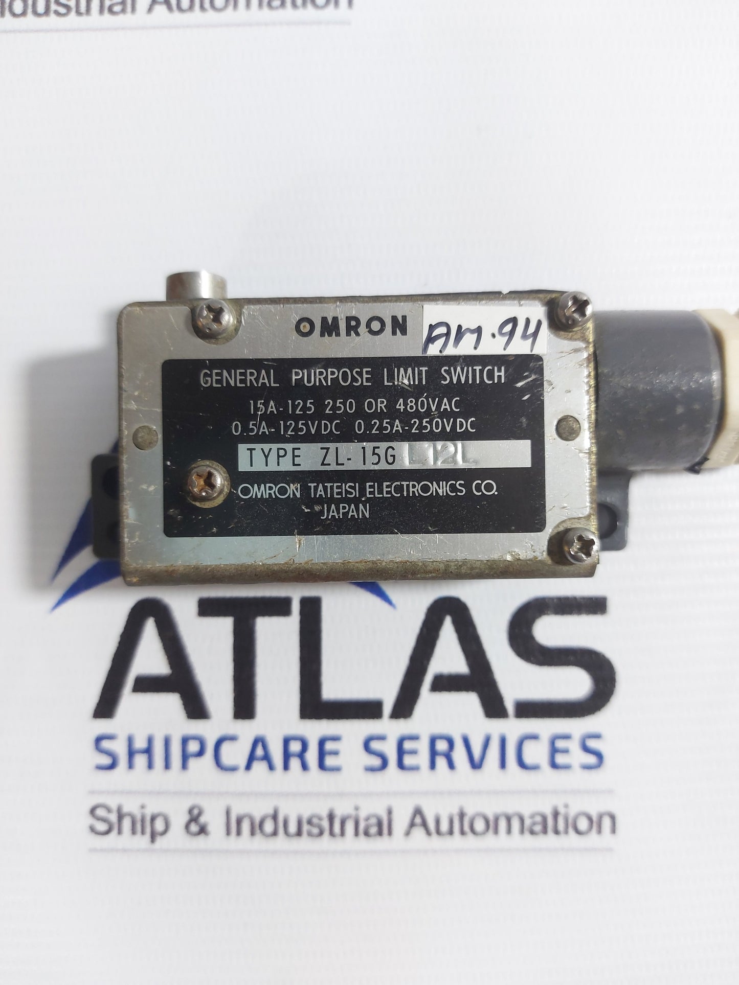 OMRON ZL-15GL12L GENERAL PURPOSE LIMIT SWITCH