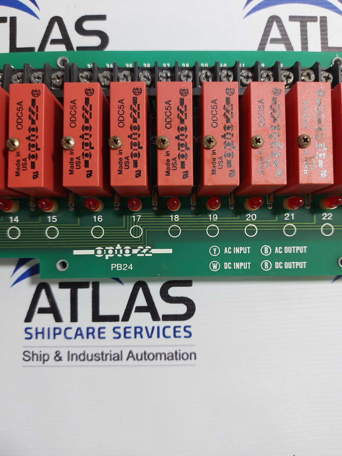 OPTO 22 PB24 I/O MODULE PCB BOARD 000228-C