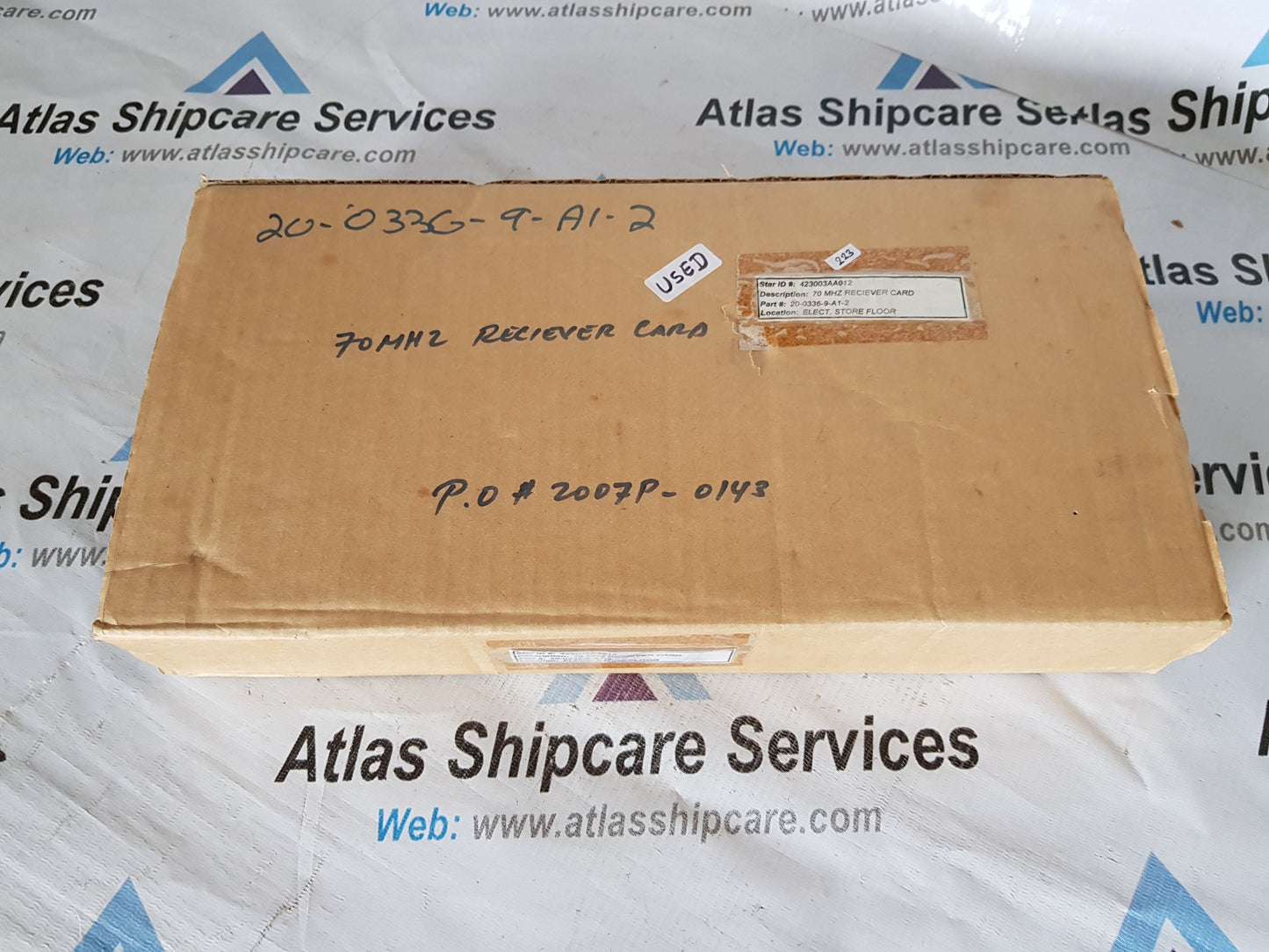 ORBIT 70 MHZ RECIEVER CARD P/N 20-0336-9-A1-2
