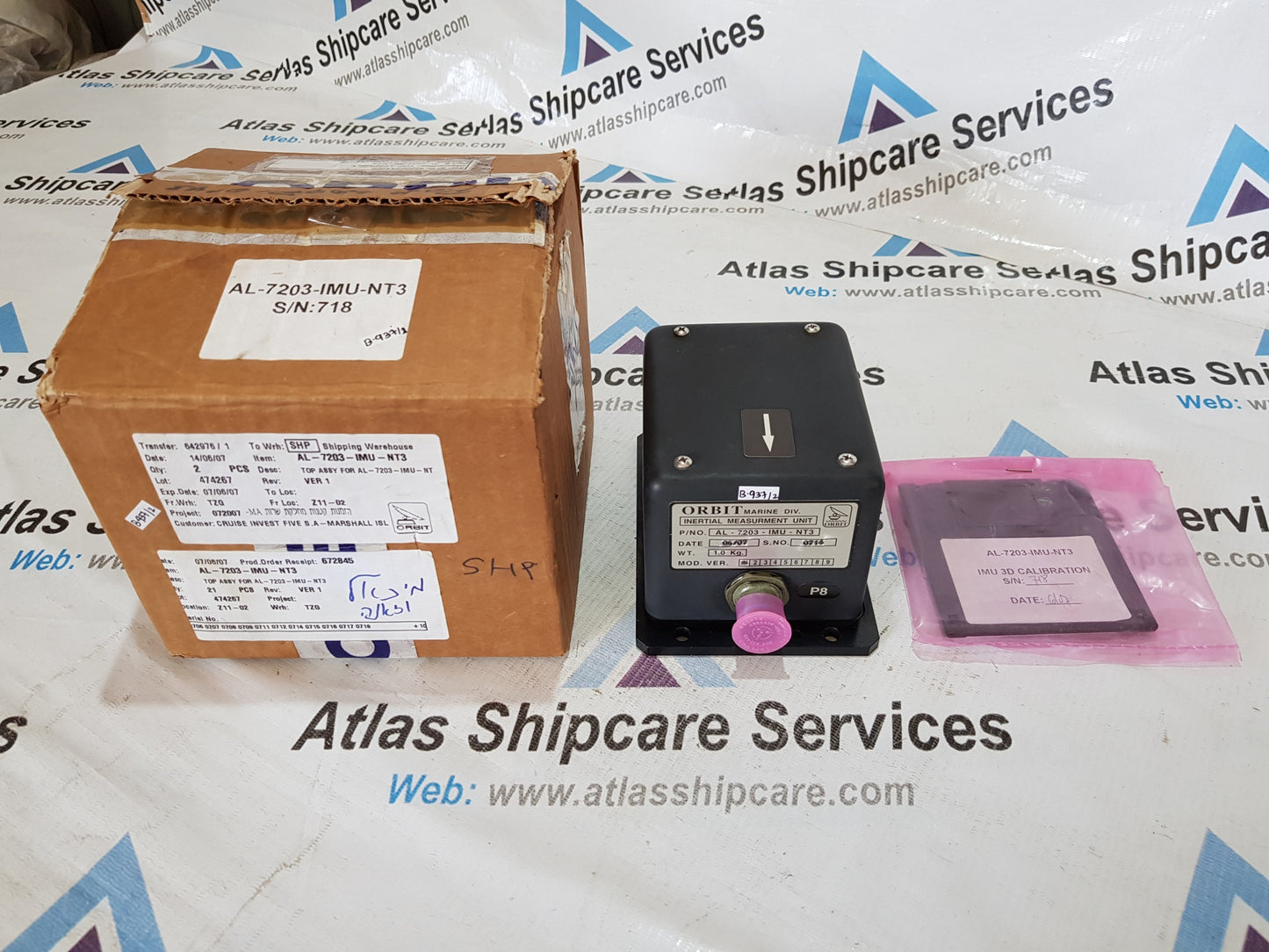 ORBIT MARINE INTERTIAL MEASURMENT UNIT AL-7203-IMU-NT3