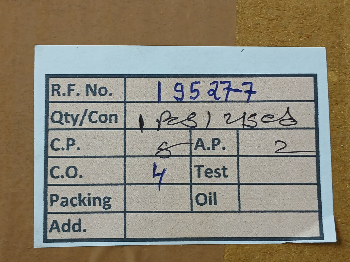 OVAL PI45B11 VALVE OPEN-SHUT INDICATOR (347.5 CC)