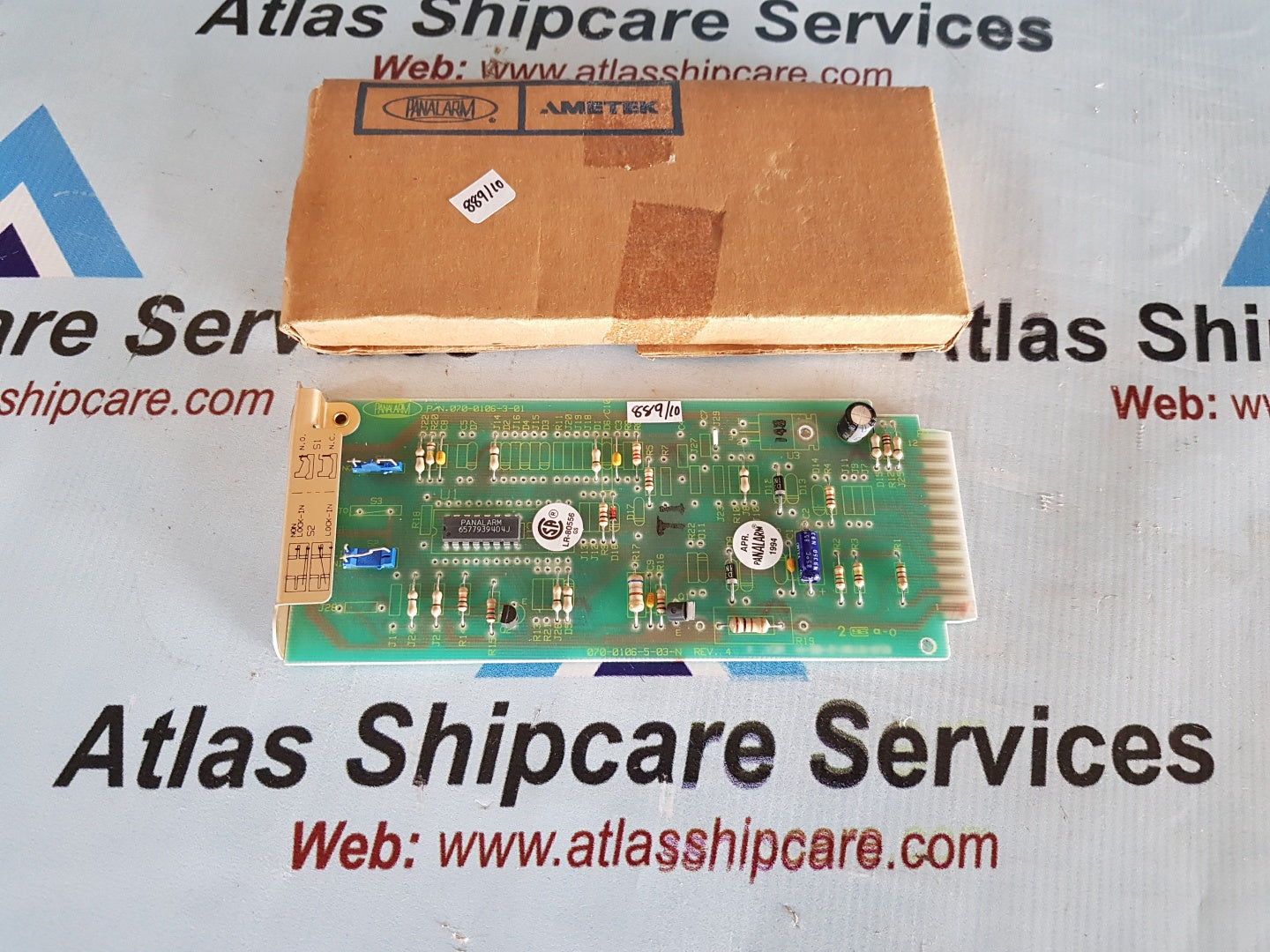 PANALARM 70A1N 070-0106-3-01 LOCK IN CIRCUIT BOARD