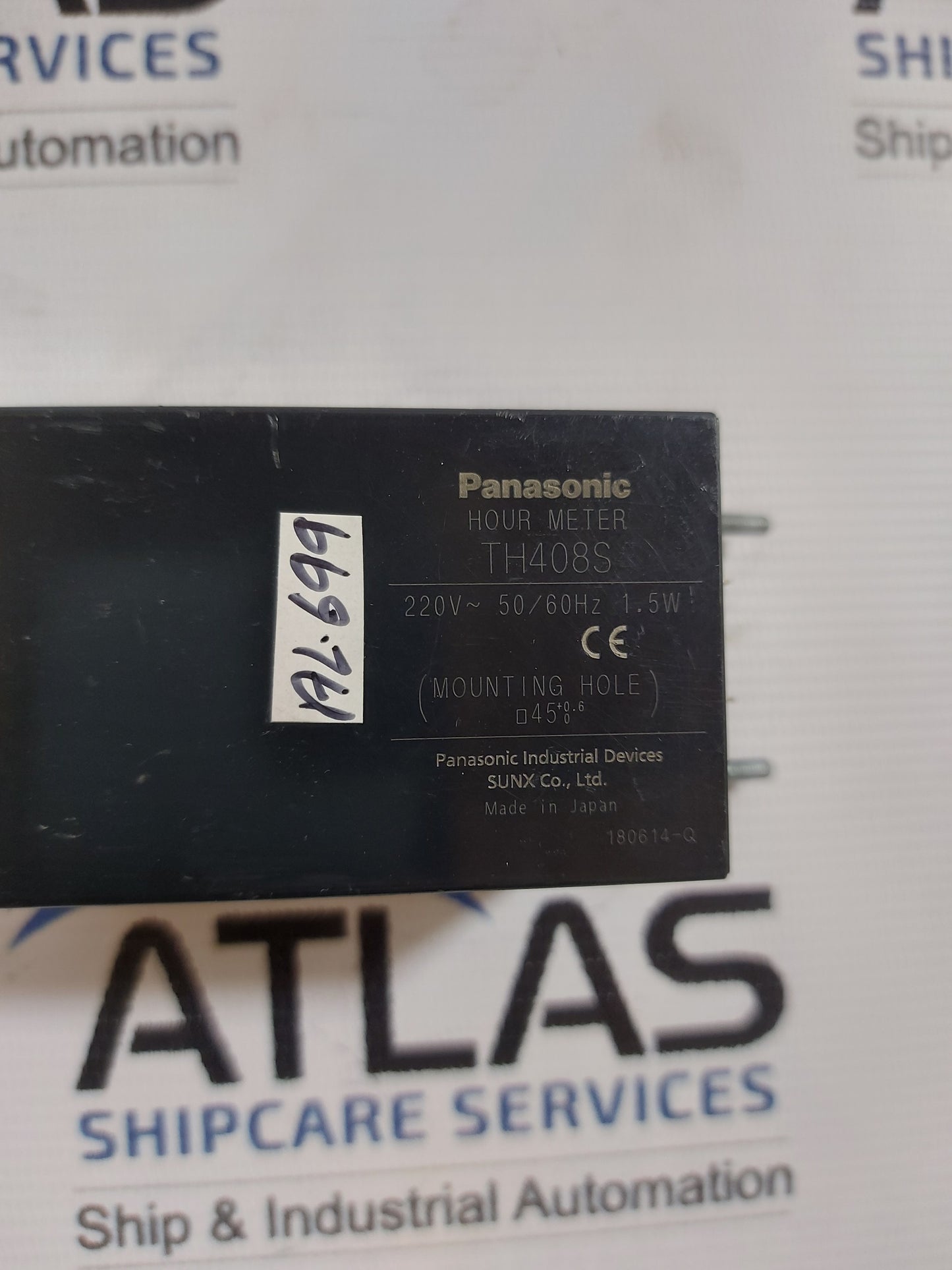 PANASONIC TH408S HOUR METER 220V~ 50/60Hz 1.5W