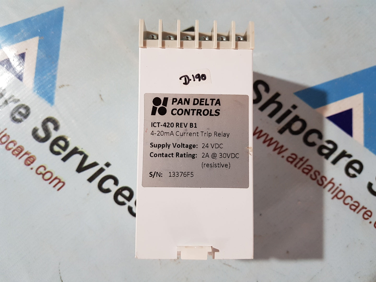 PAN DELTA CONTROLS ICT-420 REV B1 4-20MA TRIP RELAY – Atlas Shipcare ...