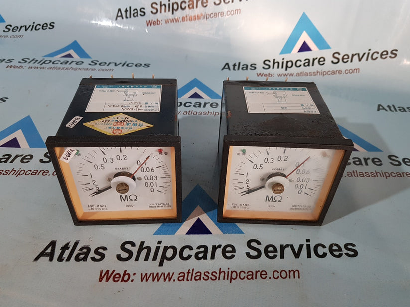 PANEL MOUNT OHMMETERS F96-BM – Atlas Shipcare Services