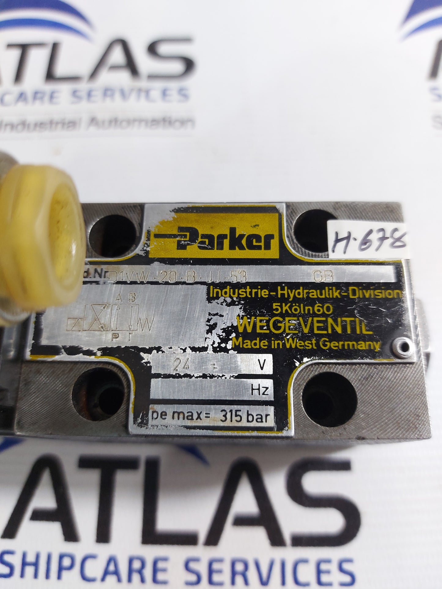 PARKER D1VW-20-B-JJ-53 OB HYDRAULIC CONTROL VALVE