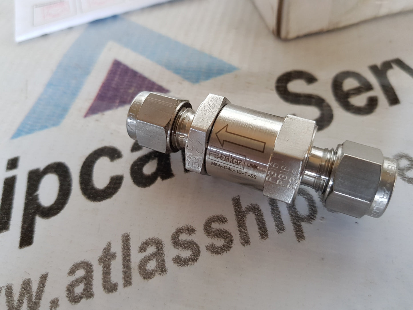 PARKER M6A-C4L-10-T-SS CHECK VALVE