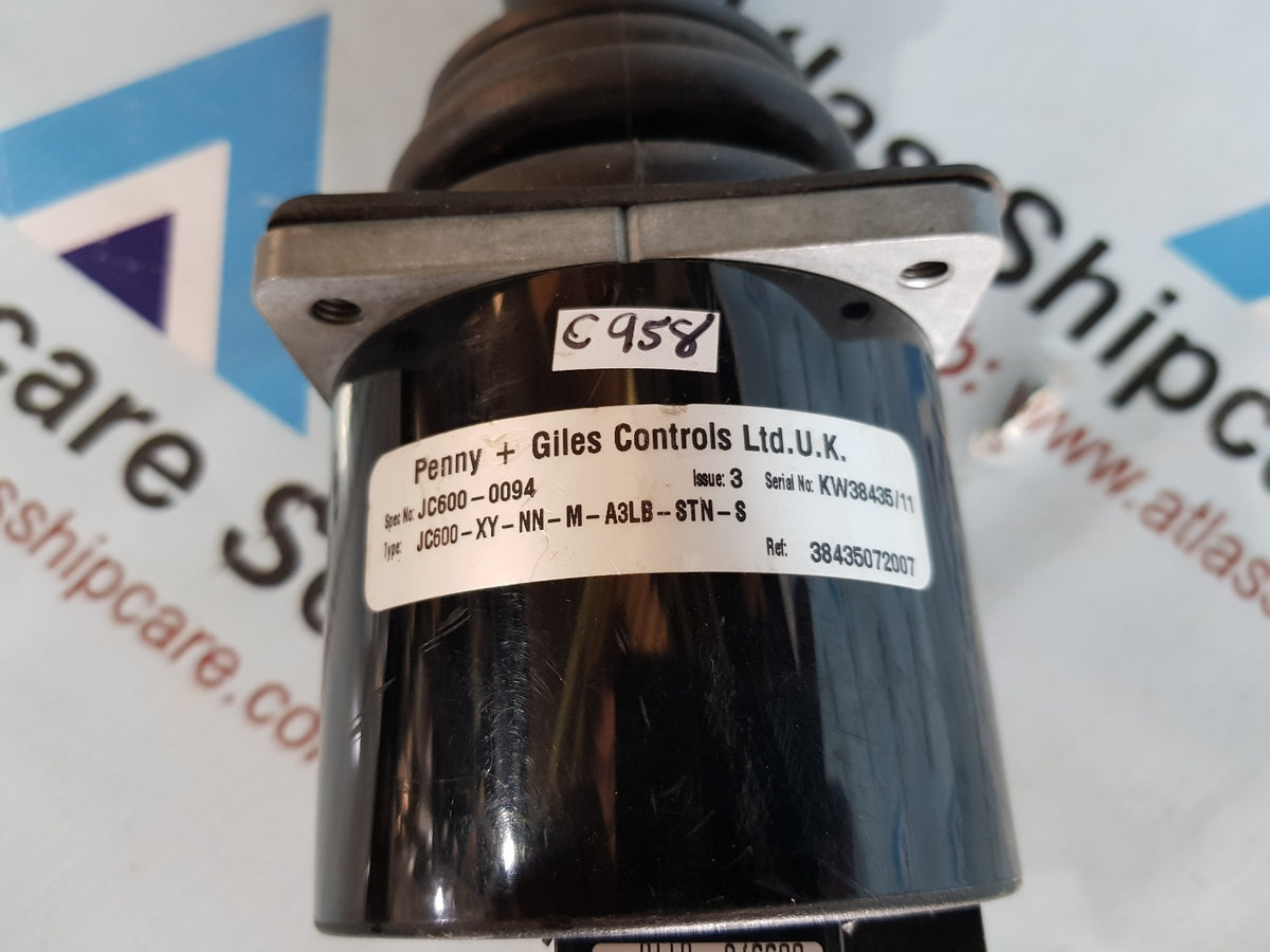 Jc600 R PENNY + GILES JC600-XY-NN-M-A3LB-STN-S MULTI AXIS JOYSTICK CONTROLLER ...