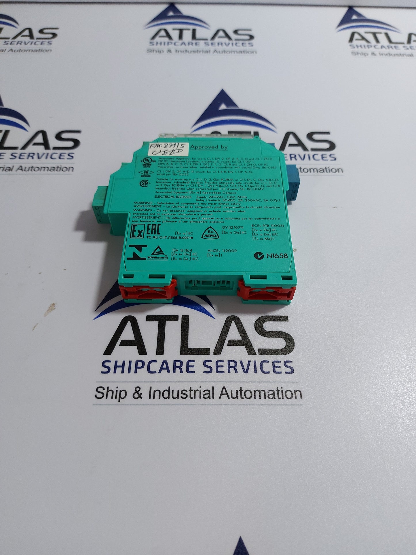 PEPPERL+FUCHS KFA6-SR2-Ex2.W SWITCH AMPLIFIER P/N 103373