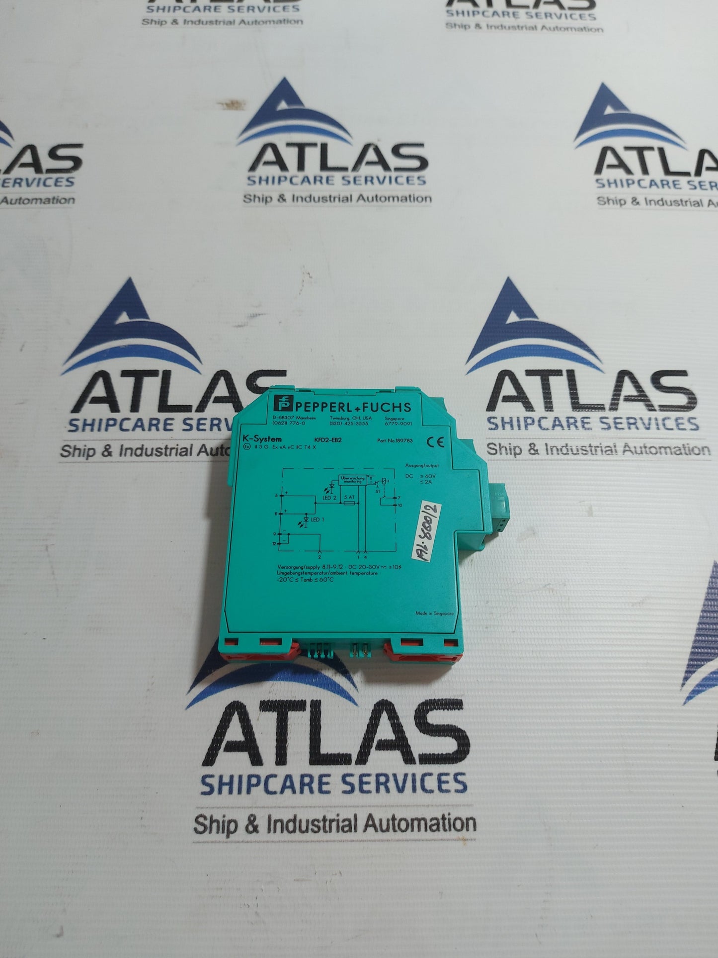 PEPPERL+FUCHS KFD2-EB2 REDUNDANT POWER FEED MODULE