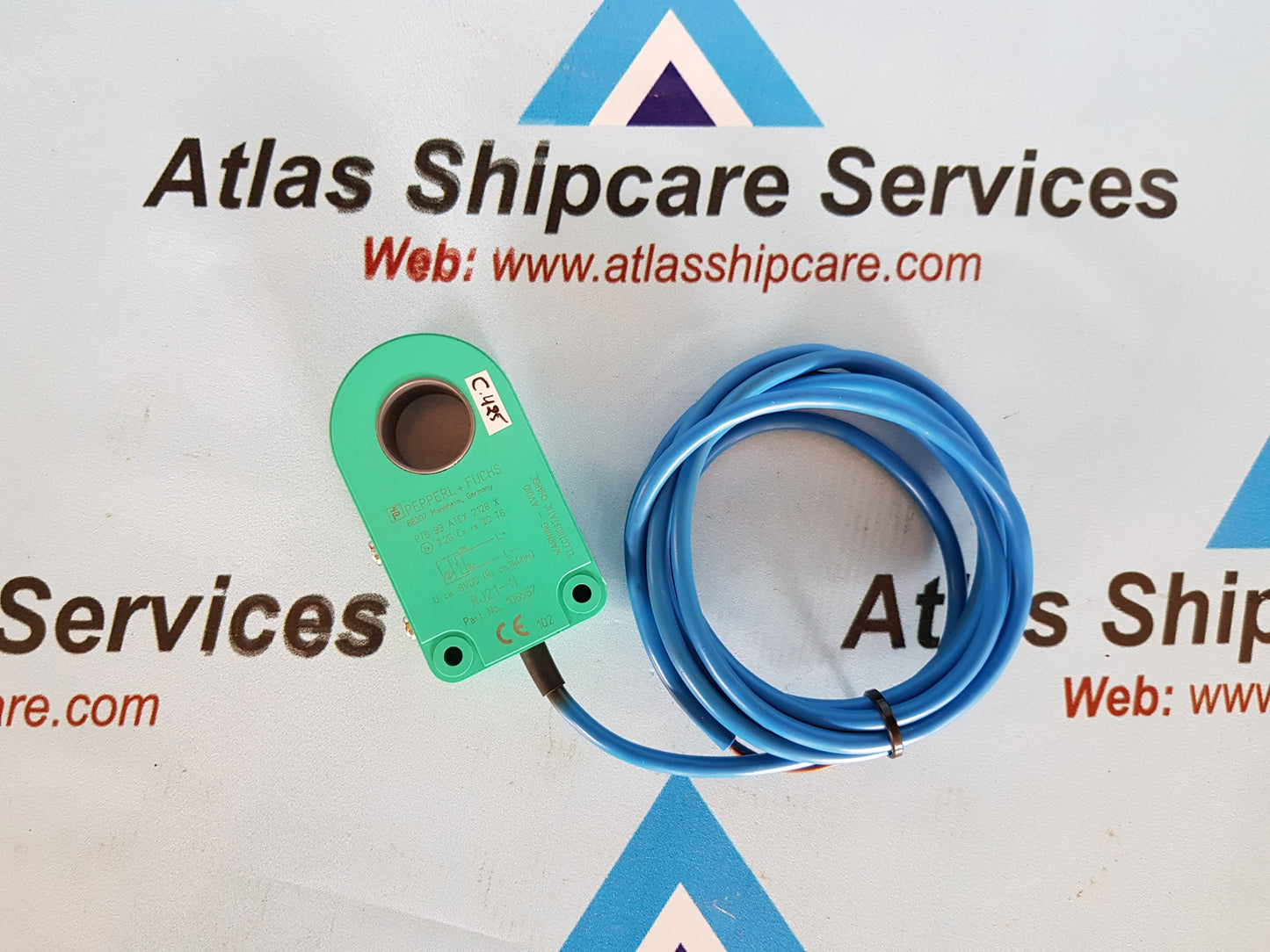 PEPPERL+FUCHS RJ21-N INDUCTIVE PROXIMITY RING TYPE SENSOR