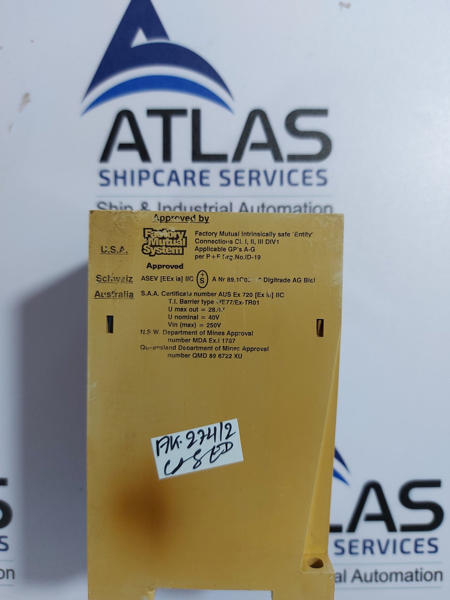 PEPPERL+FUCHS WE77/Ex-TR01 TRANSFORMER ISOLATED REPEATER