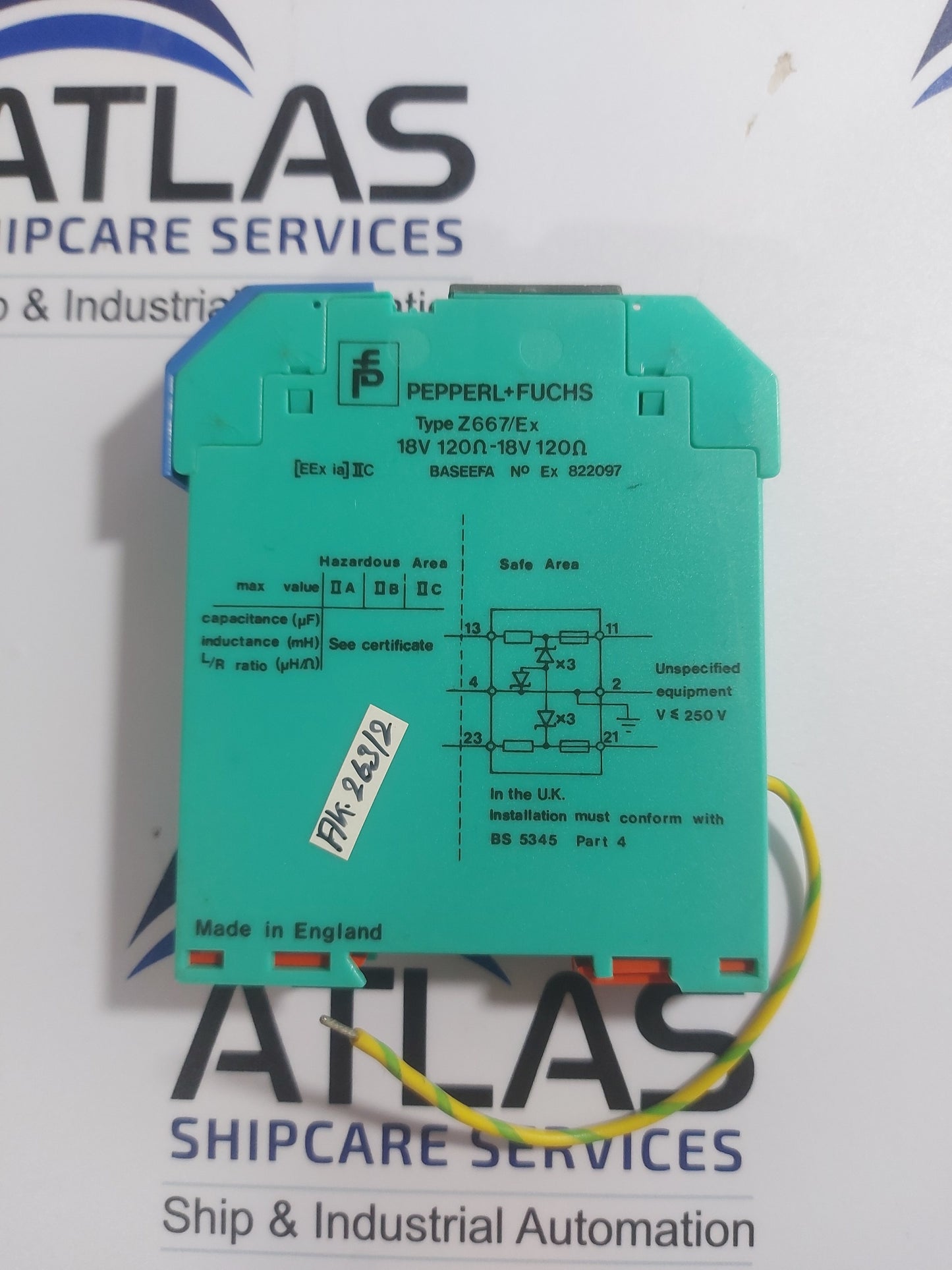PEPPERL+FUCHS Z667/Ex BARRIER DIODE 822097