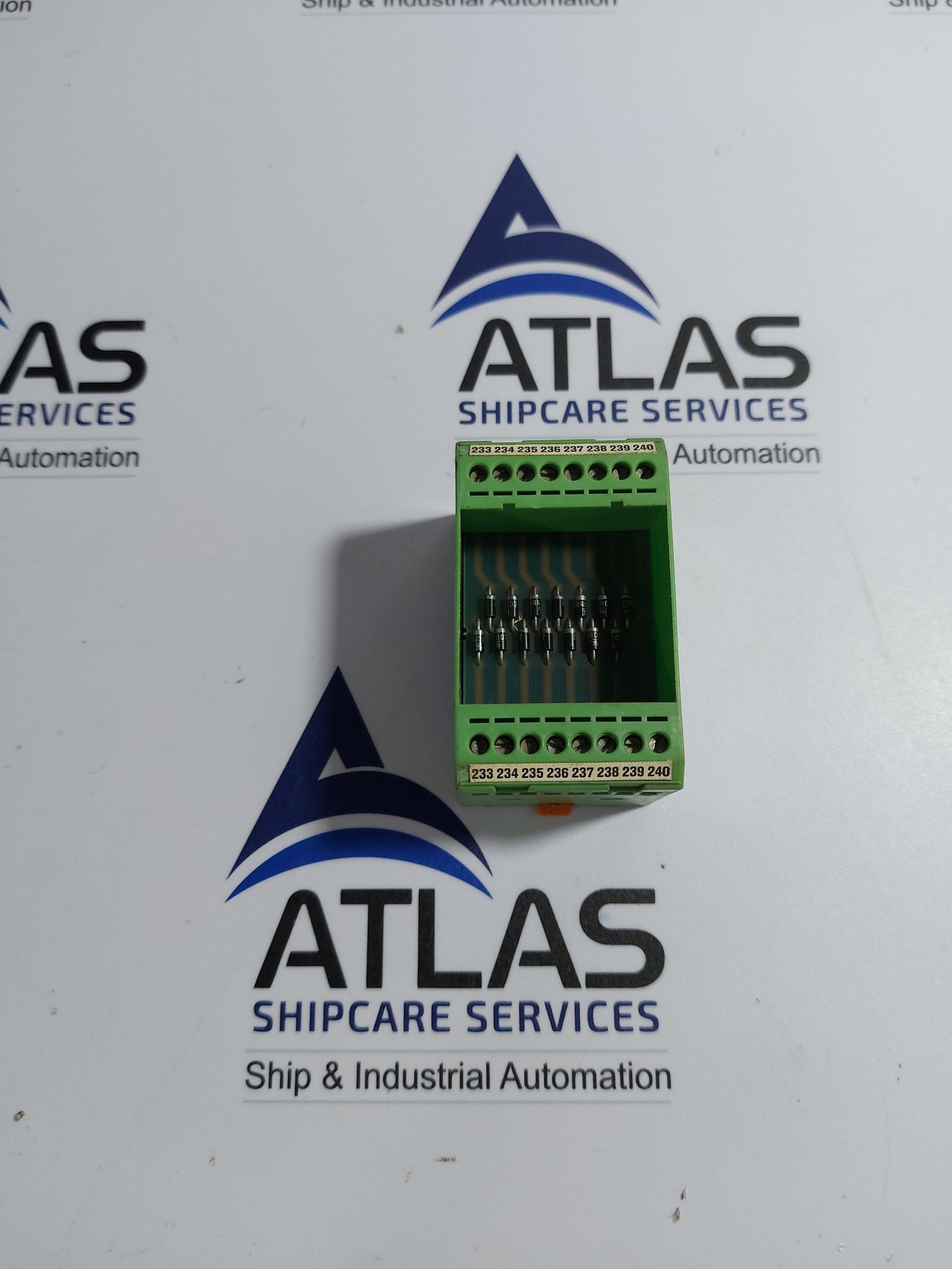 PHOENIX CONTACT EMG 45-DIO14M/LP DIODE BLOCK 2950132