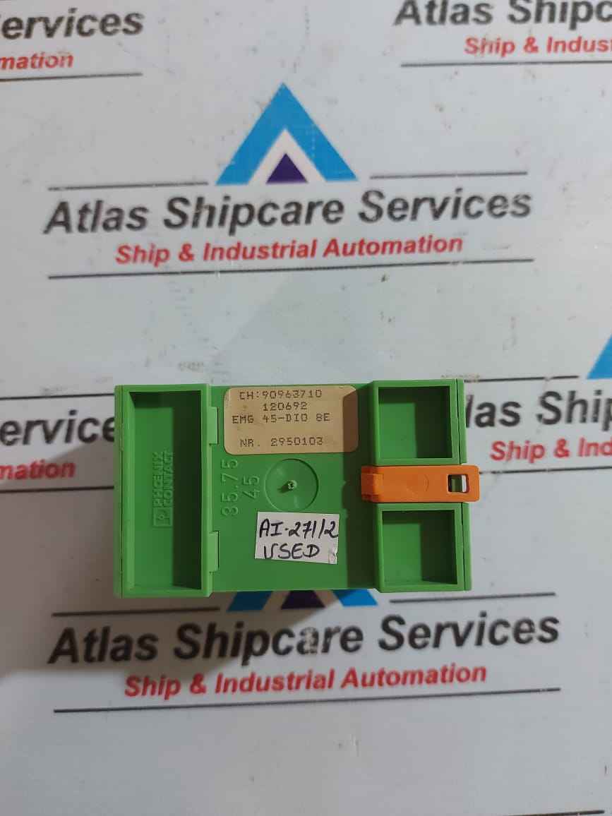 PHOENIX CONTACT EMG 45-DIO BE 2950103 DIODE BLOCK MODULE