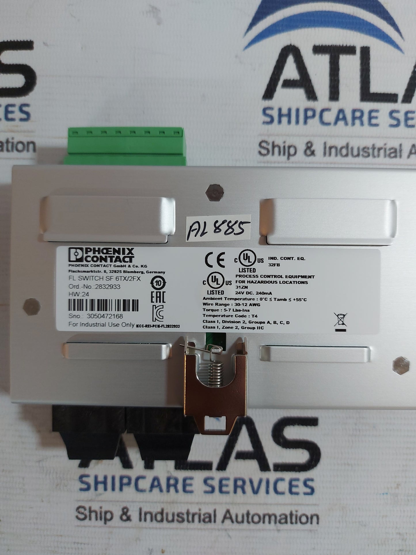 PHOENIX CONTACT FL SWITCH SF 6TX/2FX INDUSTRIAL ETHERNET SWITCH