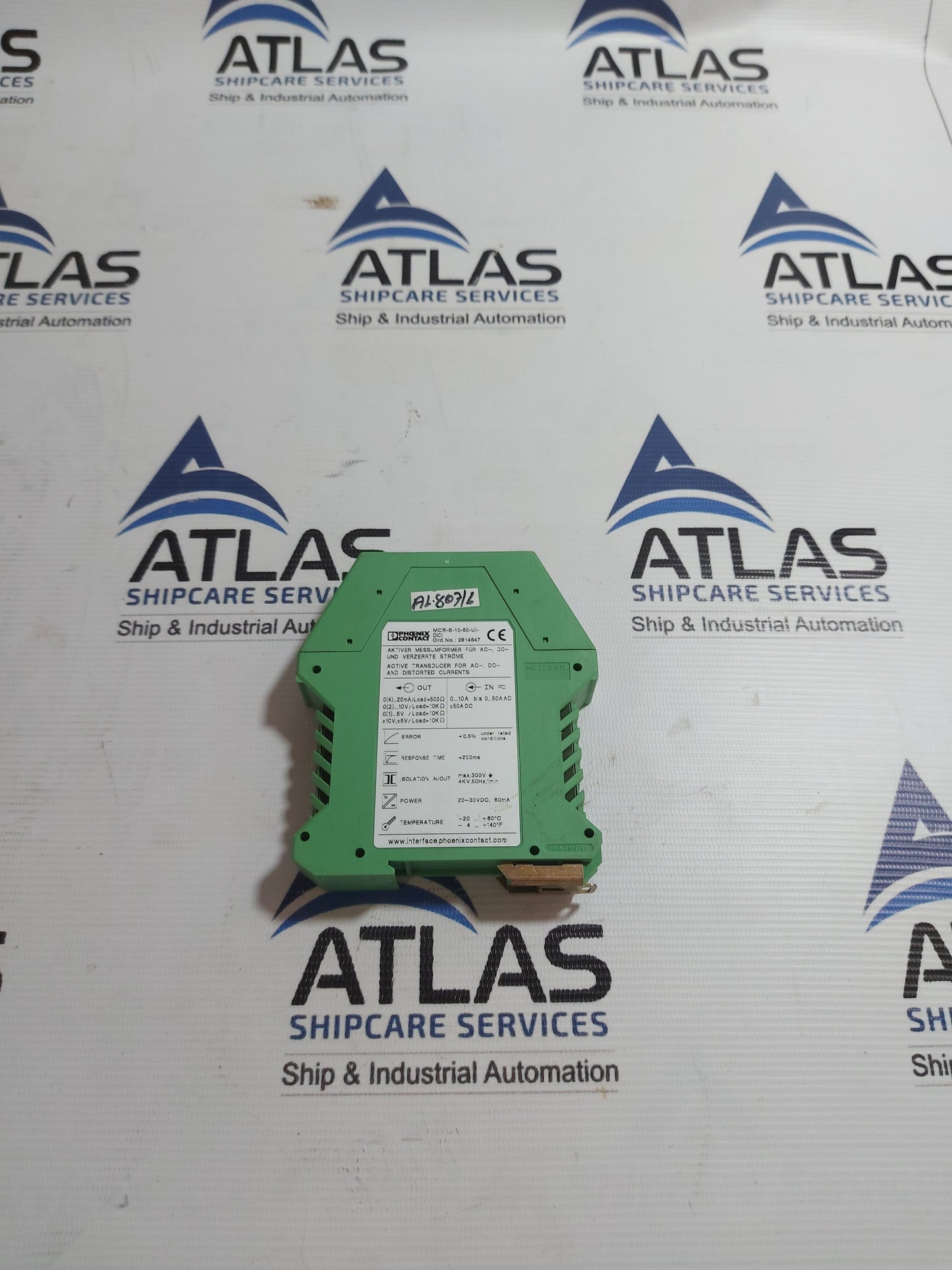 PHOENIX CONTACT MCR-S-10-50-UI-DCI CURRENT TRANSDUCER