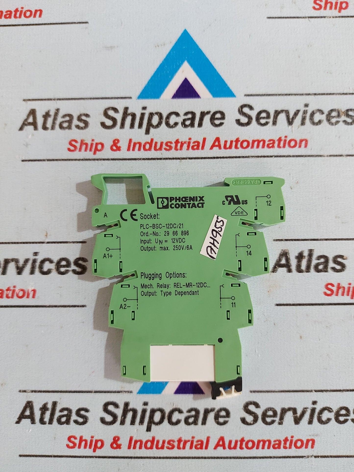 PHOENIX CONTACT PLC-BSC-12DC/21 RELAY MODULE 2966896