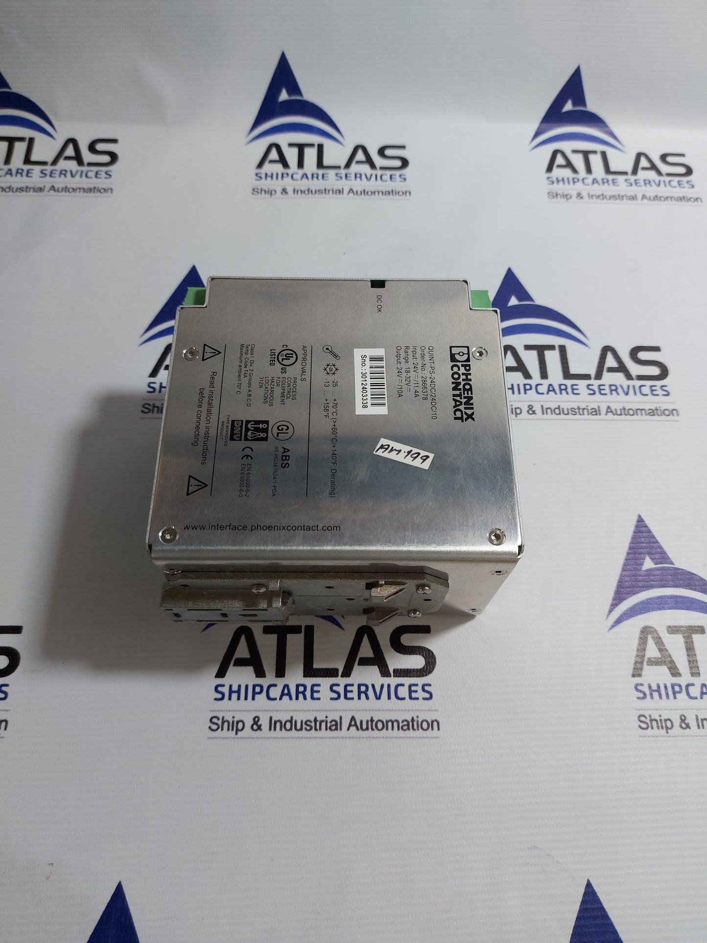 PHOENIX CONTACT QUINT-PS-24DC/24DC/10 POWER SUPPLY 2866378 24VDC