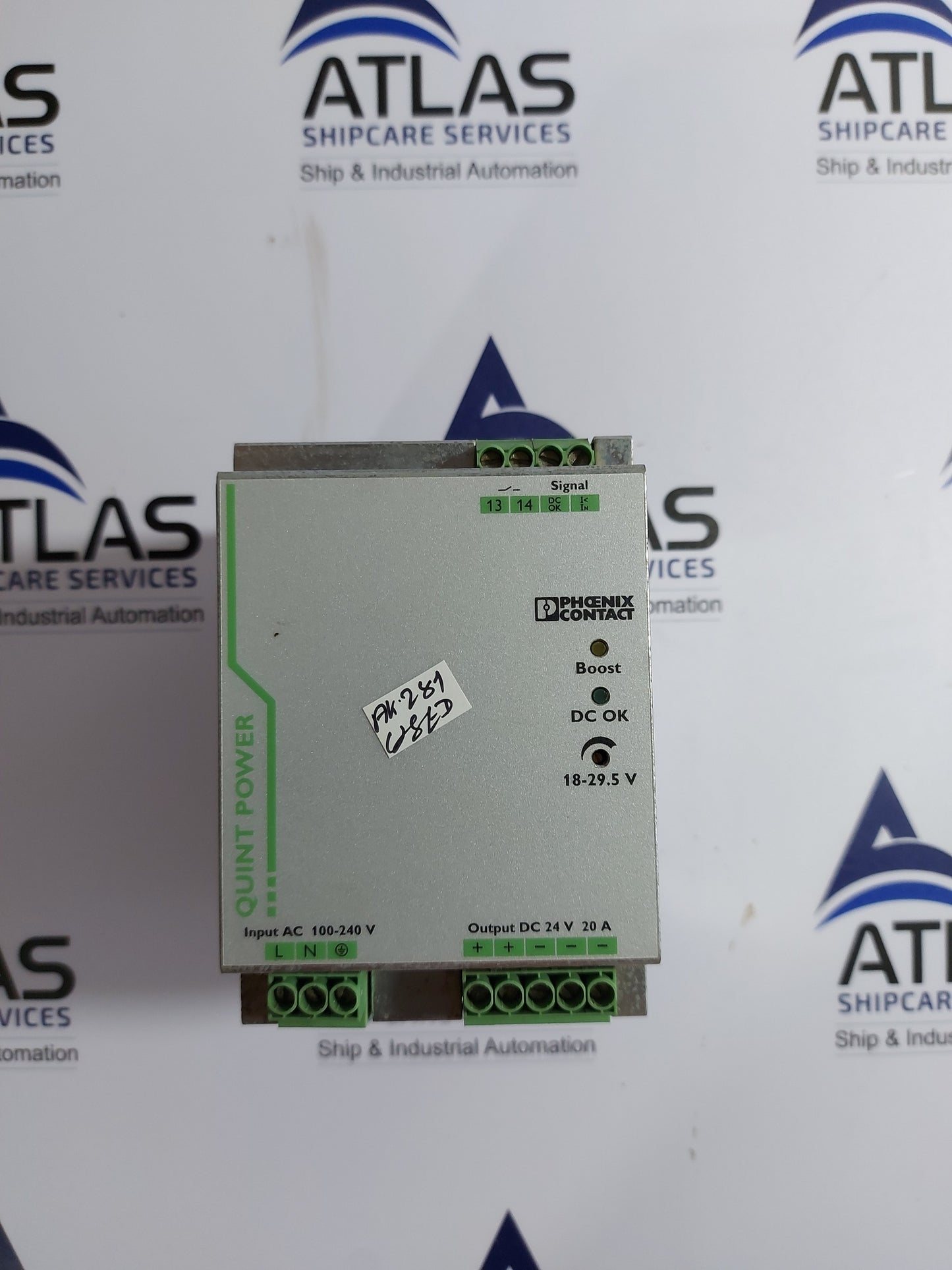 PHOENIX CONTACT QUINT-PS/1AC/20DC/20 2866776 POWER SUPPLY UNIT