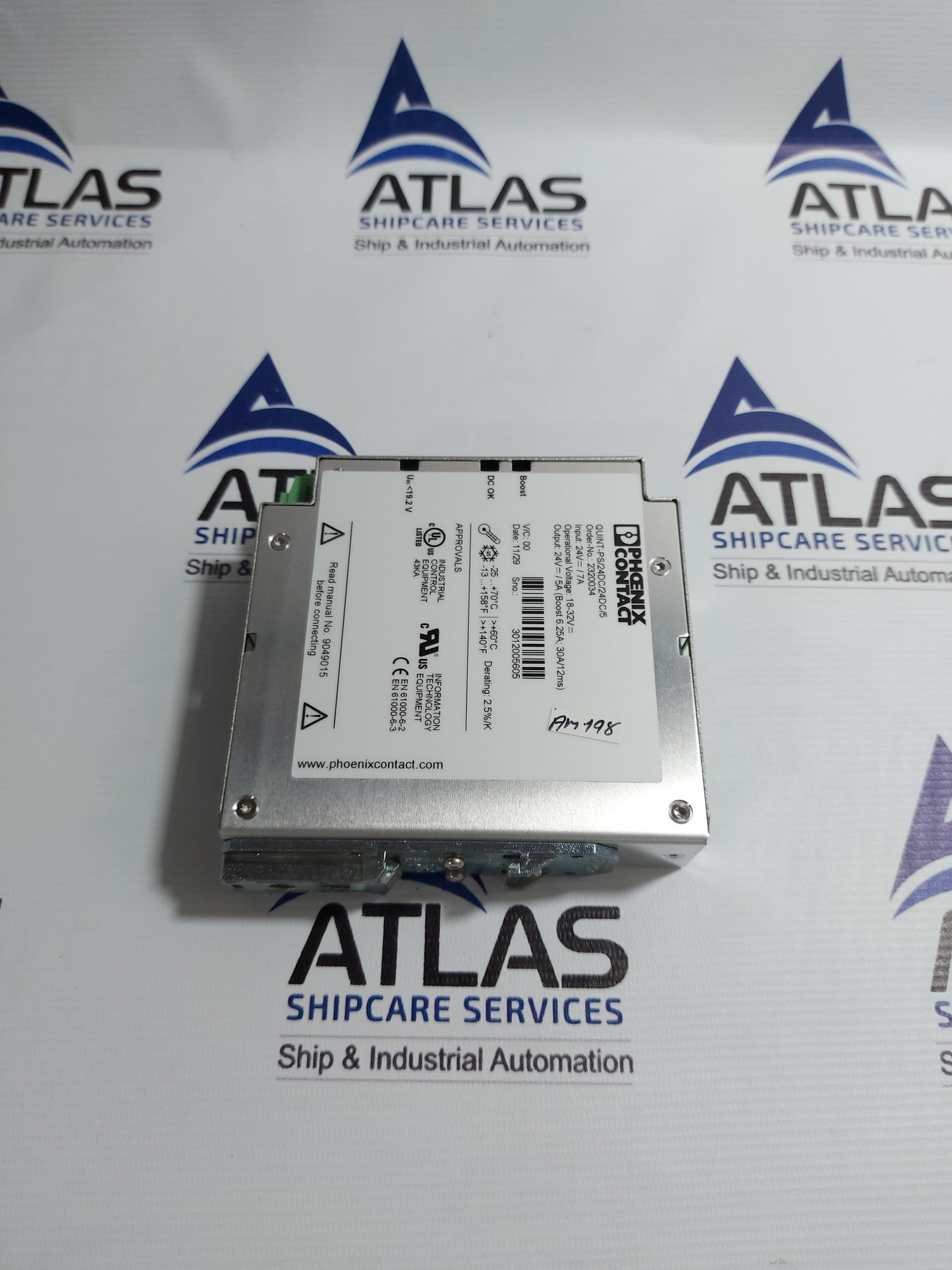 PHOENIX CONTACT QUINT-PS/24DC/24DC/5 POWER SUPPLY 2320034