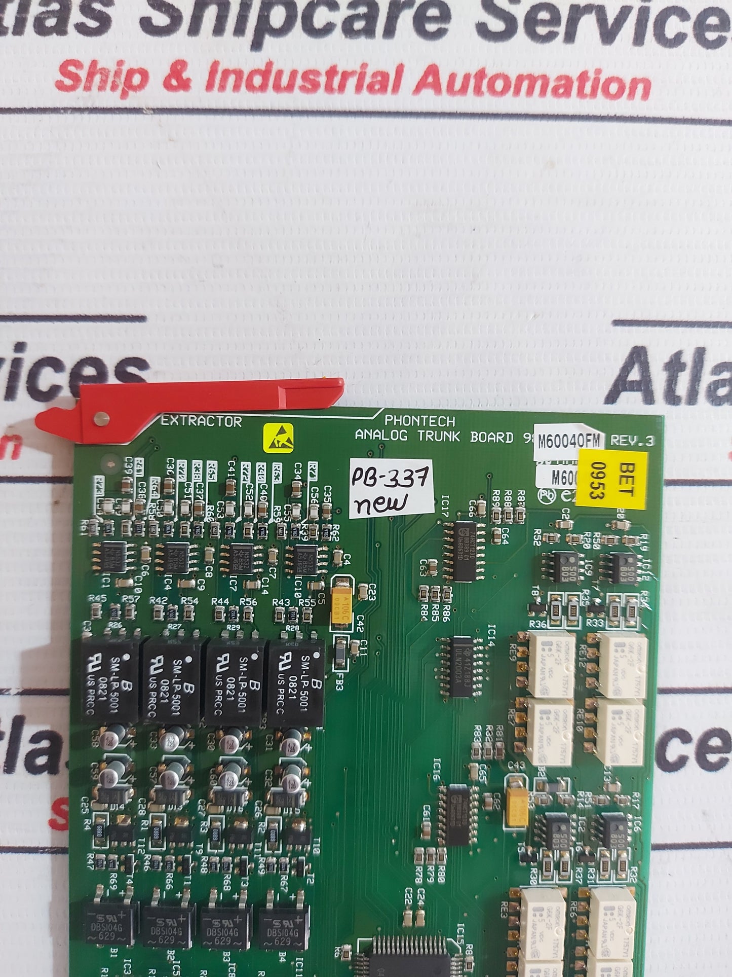 PHONTECH ANALOG-TRUNK-BOARD 98609-004 REV.3 PB337