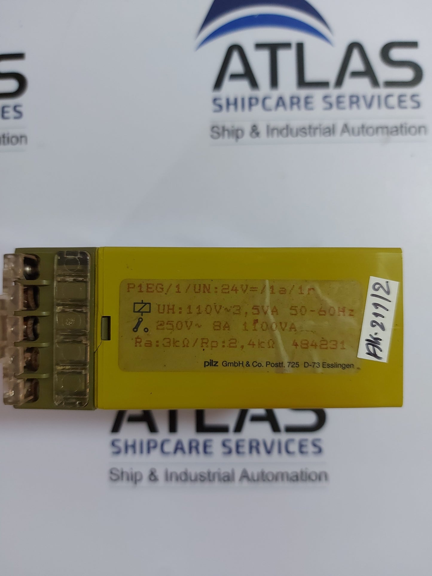 PILZ P1EG/1/UN:24V=/1a/1r SAFETY RELAY