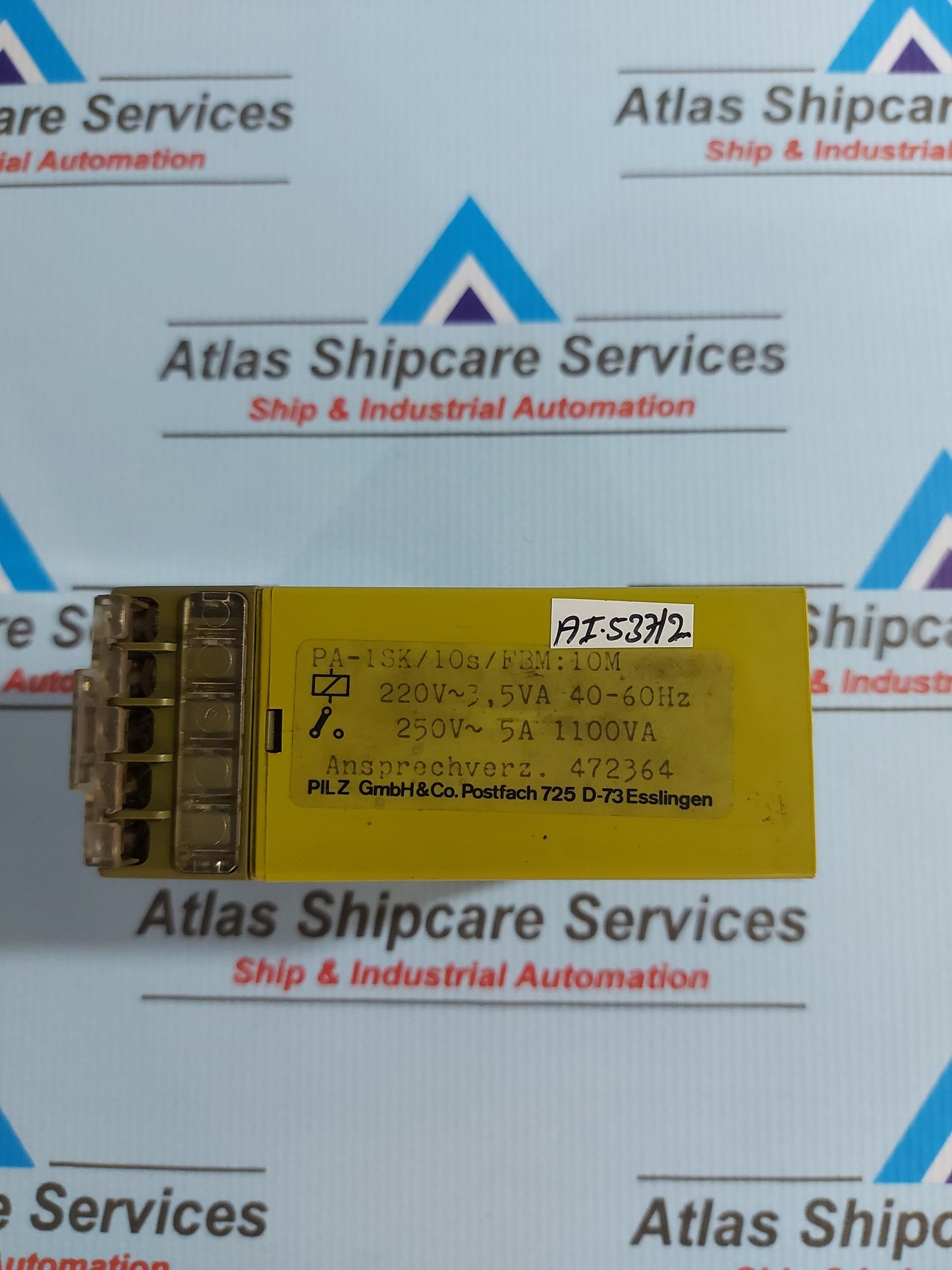 PILZ PA-1SK/10s/FBM:10M SAFETY RELAY