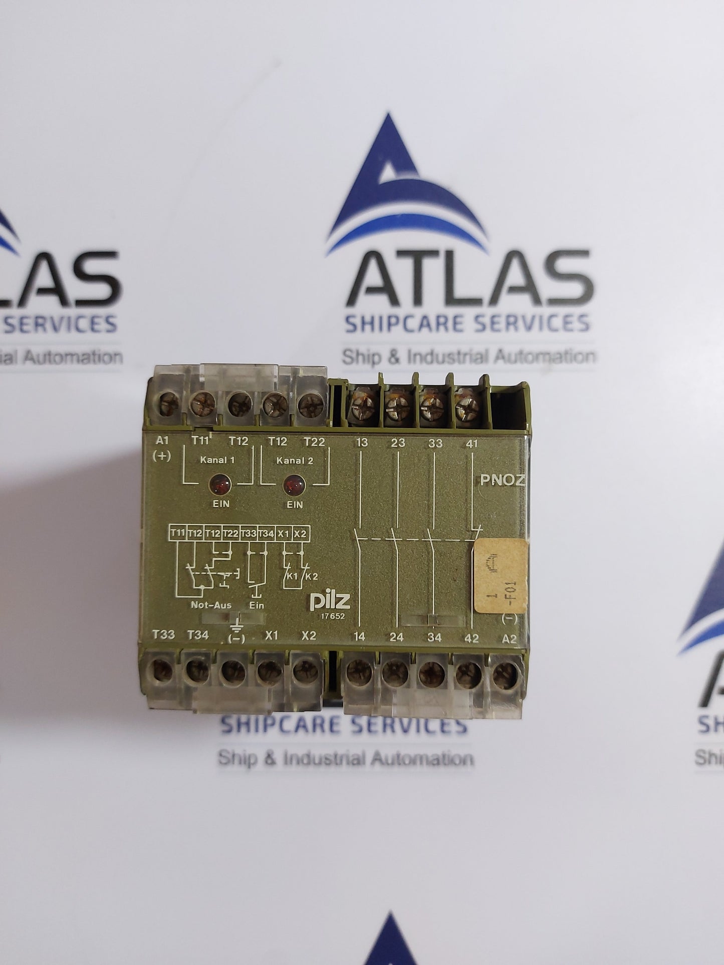 PILZ PNOZ/110V~/3a/1r SAFETY RELAY