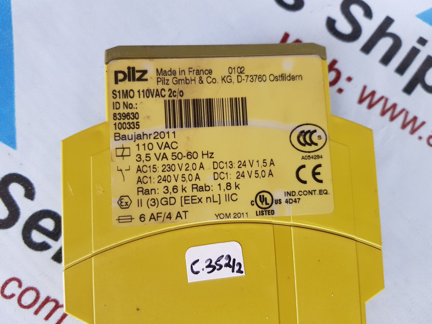 PILZ S1MO MOTOR PROTECTION RELAY