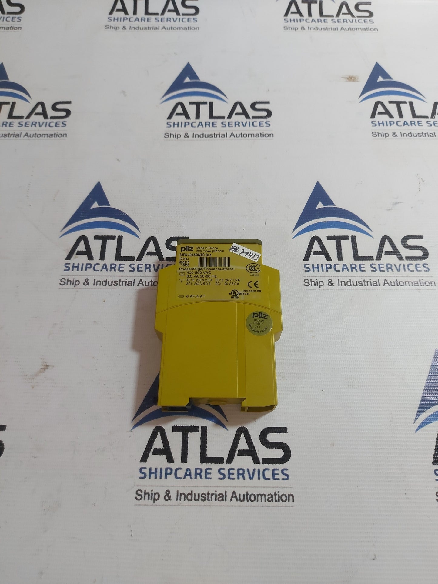 PILZ S1PN 400-500VAC 2C/O PHASE FAILURE RELAY 890210