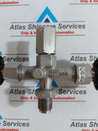 PN400 1.4571 PRESSURE GAUGE SHUT-OFF VALVE