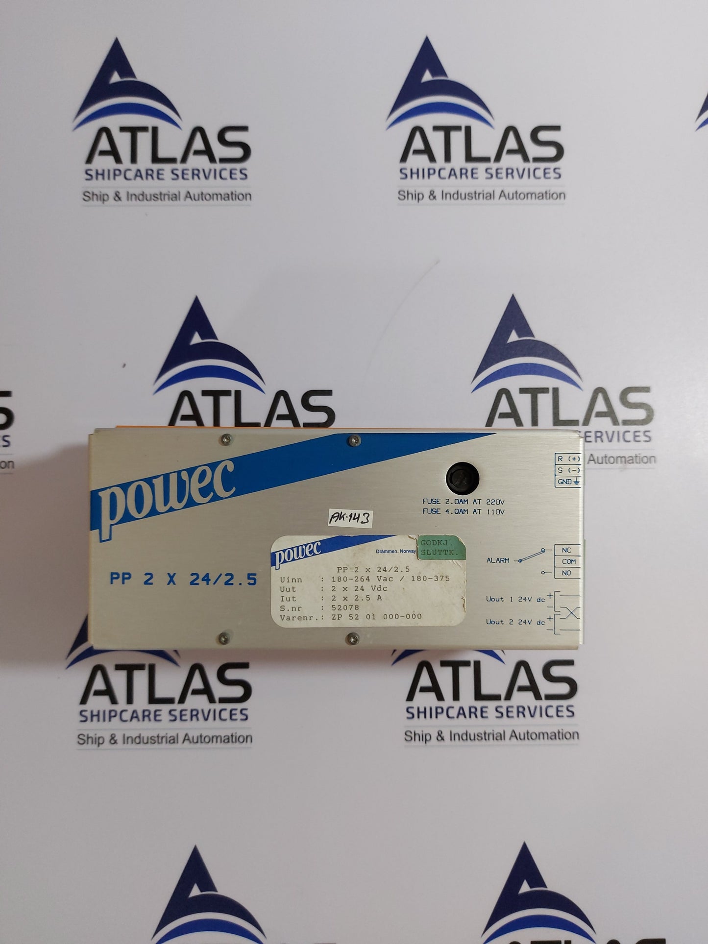 POWEC PP 2 X 24/2.5 POWER SUPPLY MODULE