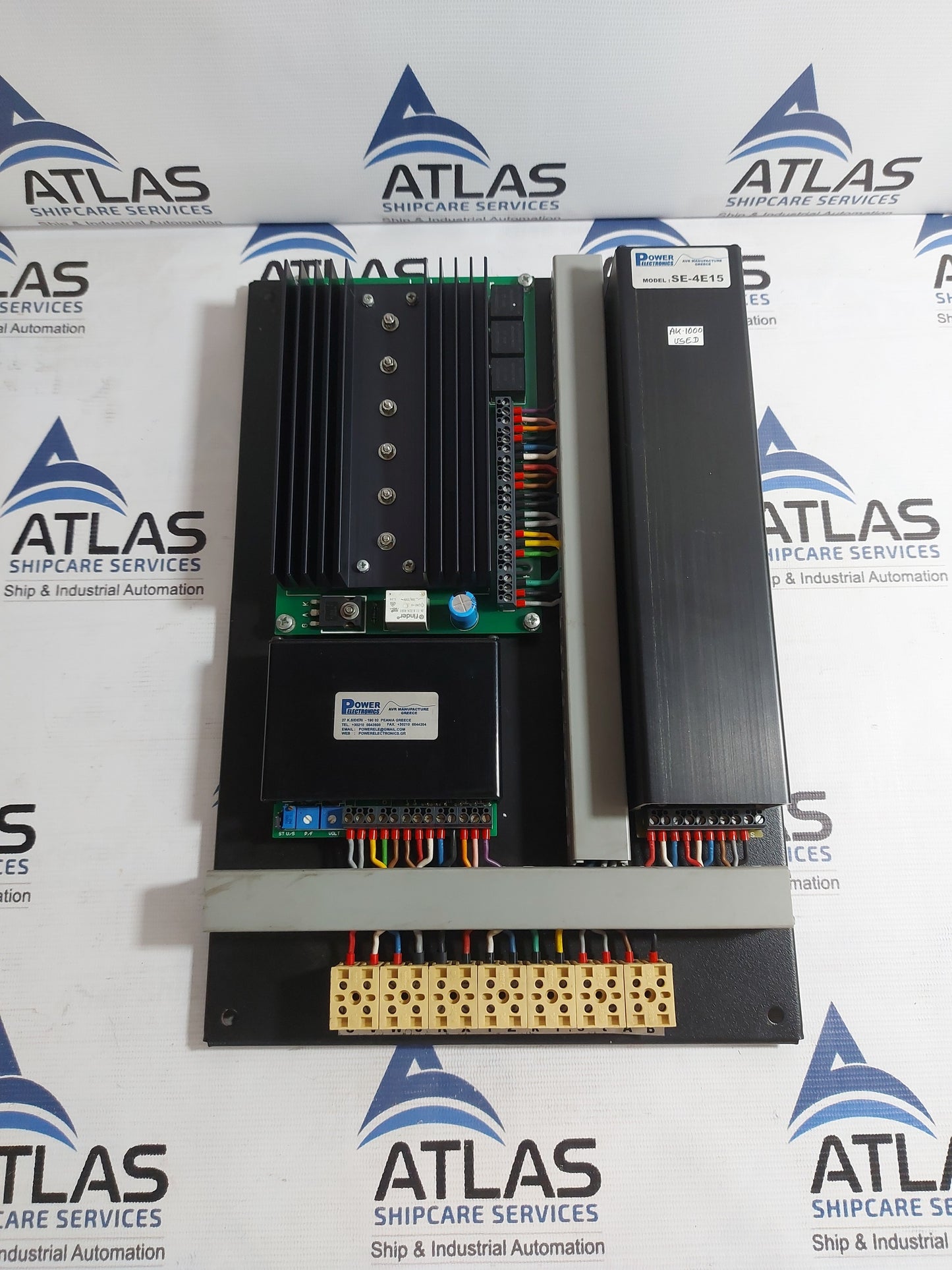 POWER ELECTRONICS SE-4E15 AUTOMATIC VOLTAGE REGULATOR