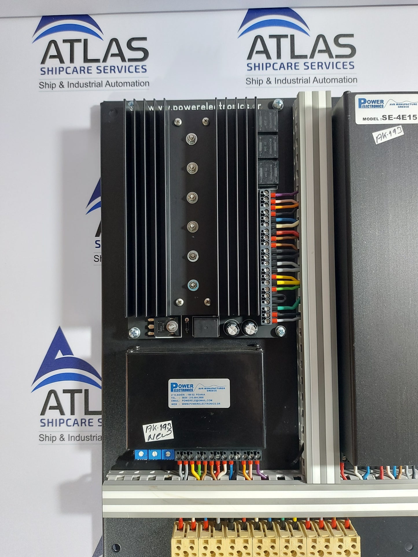 POWER ELECTRONICS SE-4E15 AUTOMATIC VOLTAGE REGULATOR