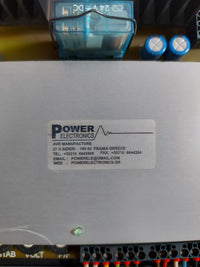 POWER ELECTRONICS SE-4E15 AUTOMATIC VOLTAGE REGULATOR