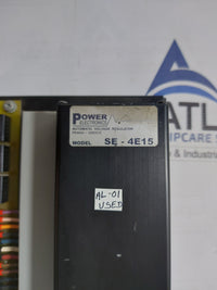 POWER ELECTRONICS SE-4E15 AUTOMATIC VOLTAGE REGULATOR