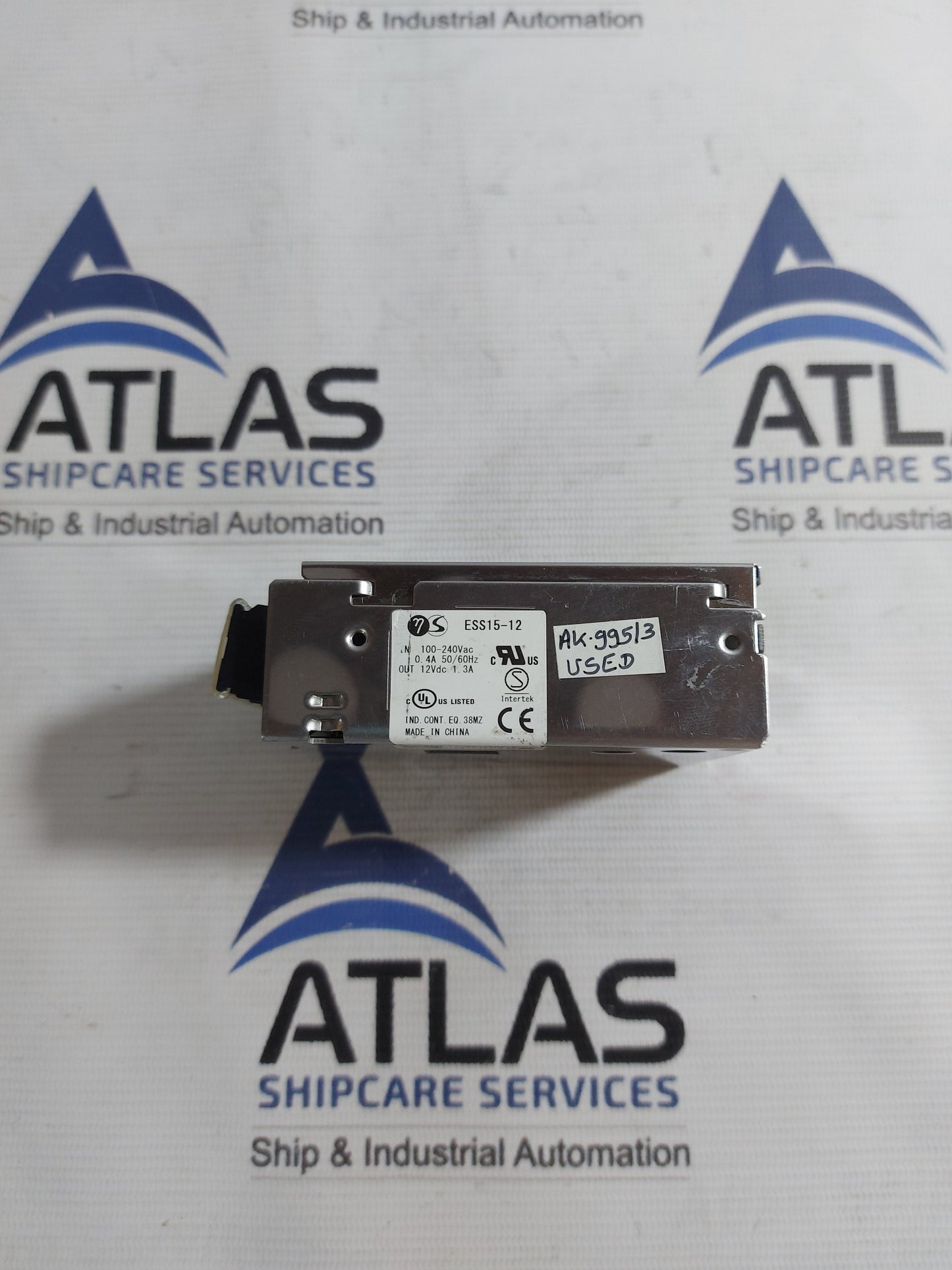 POWER SOURCE ESS15-12 POWER SUPPLY 240VAC 12VDC 1.3A