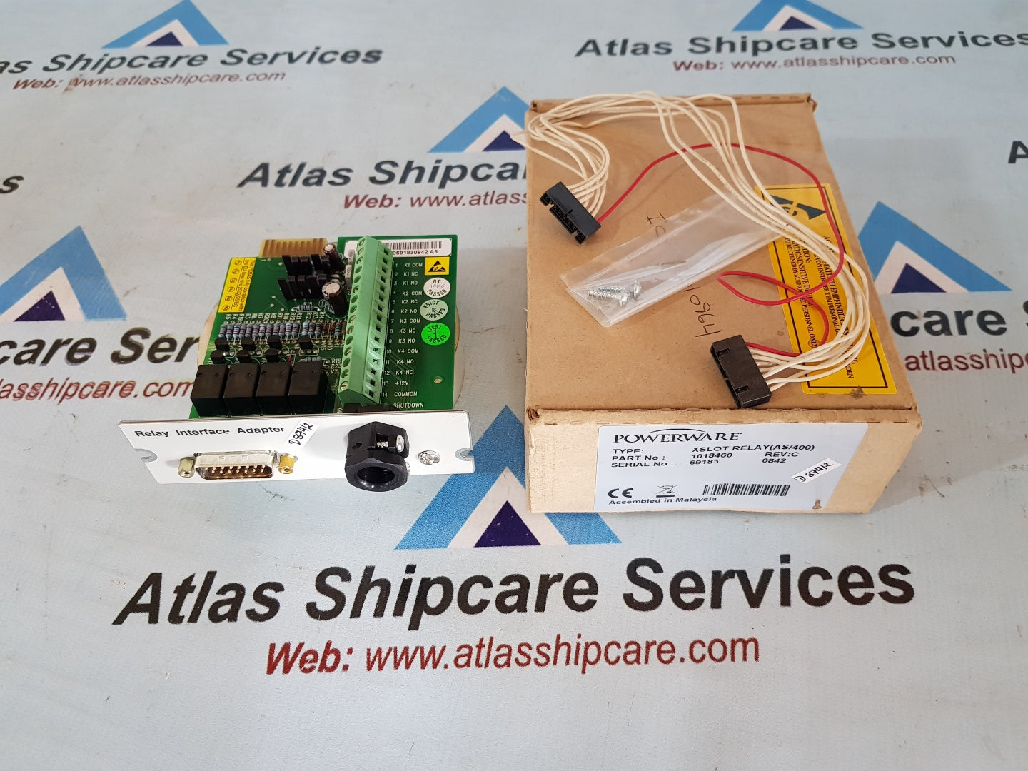 POWERWARE 1018460 X-SLOT INTERFACE ADAPTER RELAY – Atlas Shipcare Services