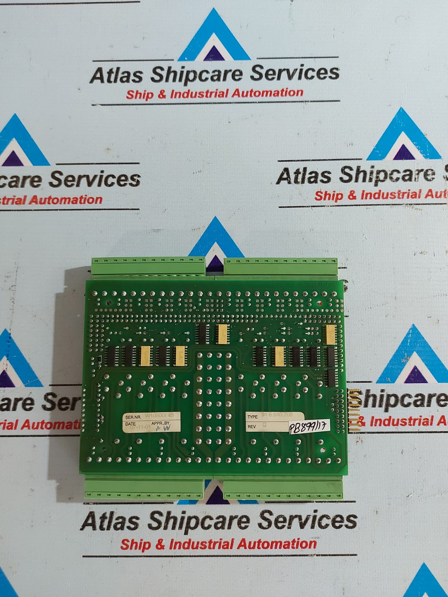 PRAXIS AUTOMATION 91.6.010.708 PCB CARD REV.D