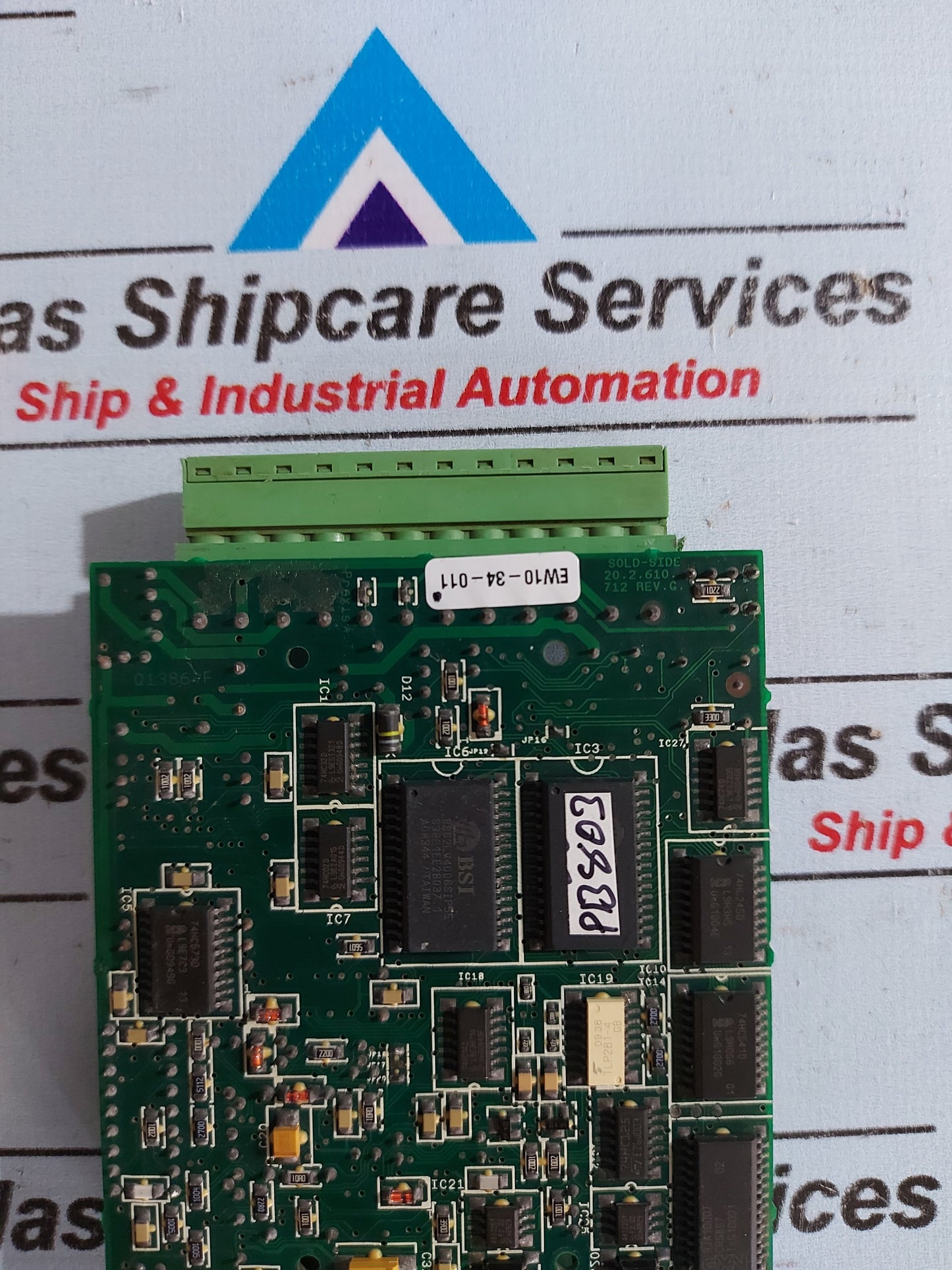 PRAXIS AUTOMATION 91.6.010.712 REV.M PCB CARD