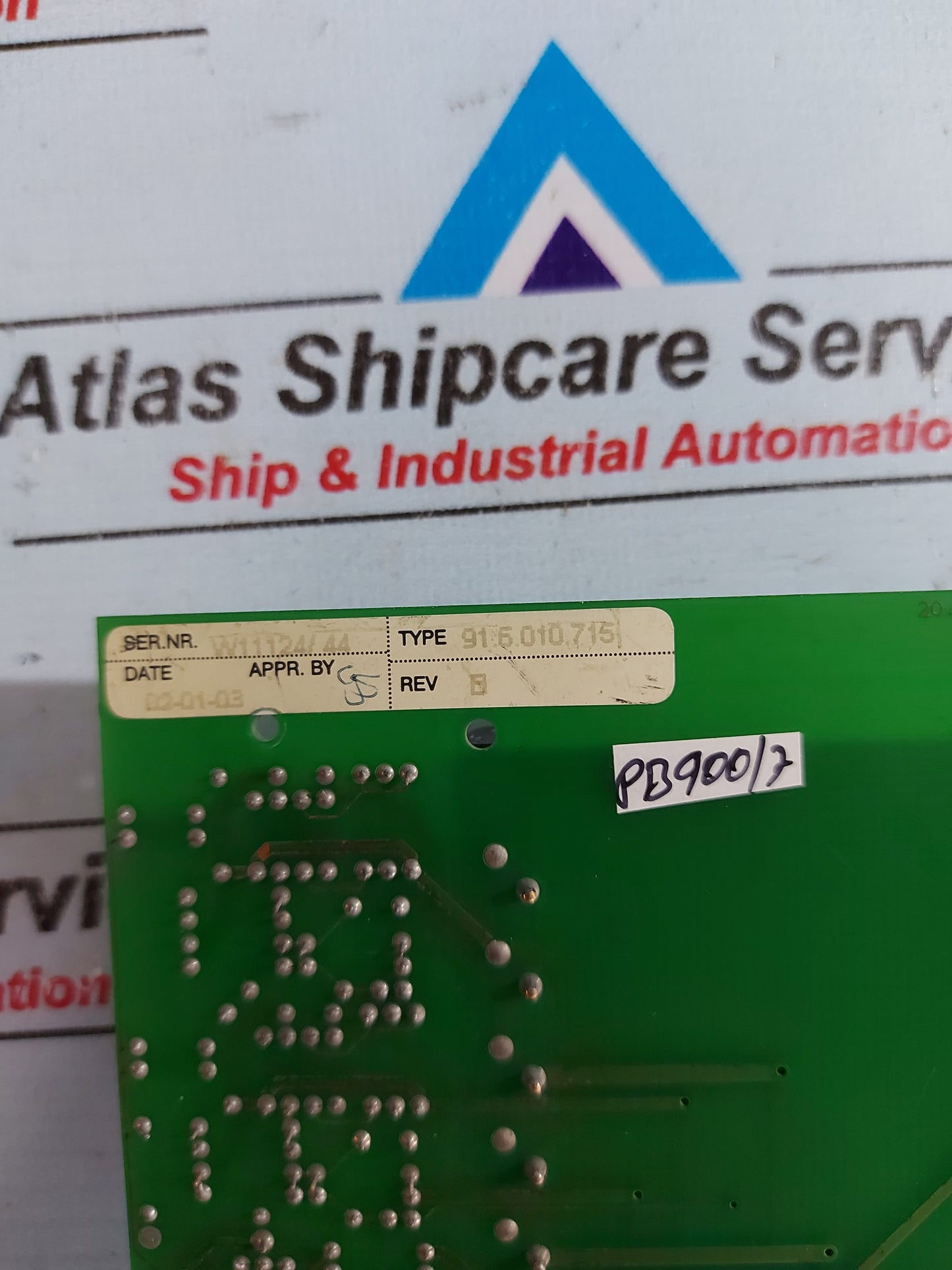 PRAXIS AUTOMATION 91.6.010.715 PCB CARD REV.B