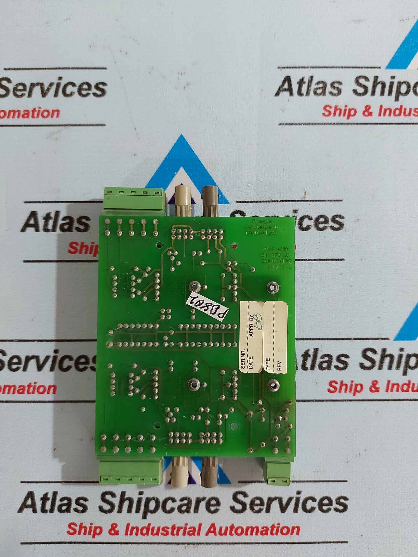 PRAXIS AUTOMATION 91.6.040.701 FIELDBUS FIBER CONVERTER PCB CARD