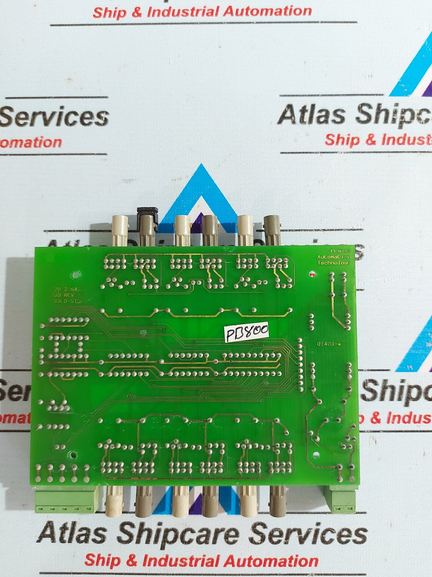 PRAXIS AUTOMATION TECHNOLOGY 91.6.040.700 PROCESSOR BOARD REV.B