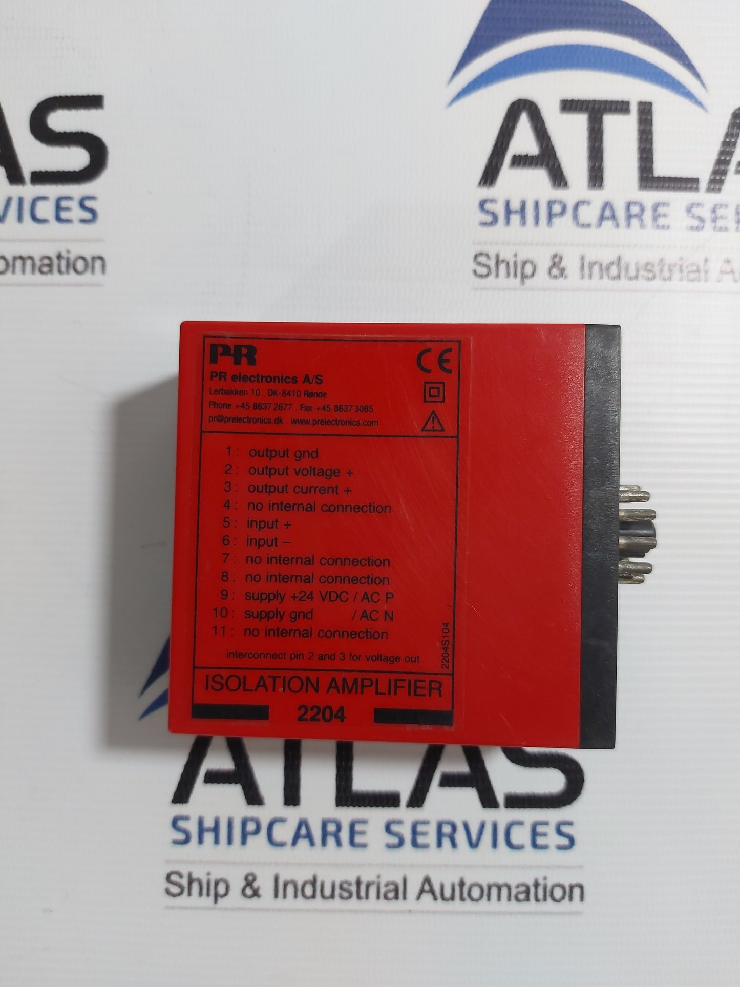 PR ELECTRONICS 2204 ISOLATION AMPLIFIER 2204B2D